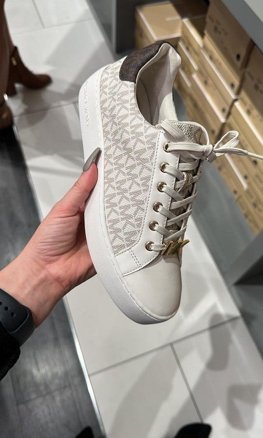 Michael kors poppy lace up sneakers new arrivals