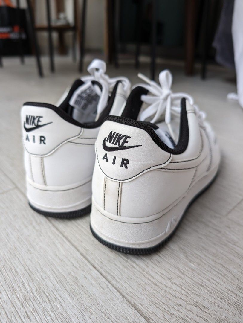 Af1 Contrast Stitch Red Red White University Red Air Force Ones