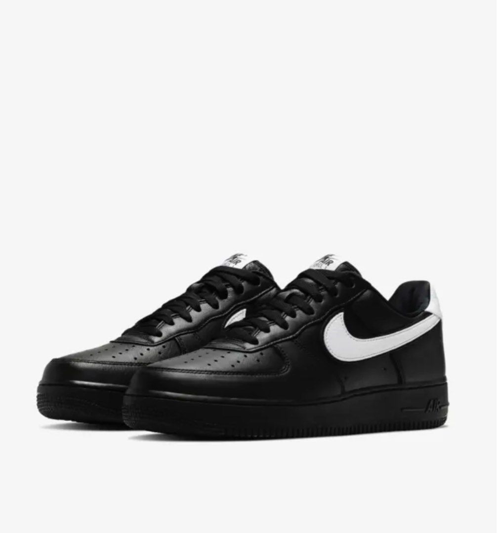 Nike Air Force 1 Low Cut Top Black White Panda Qs Wutang Yin Yang Forces One AF1 Classic OG Retro Old Skool School Men s Fashion Footwear Sneakers on Carousell