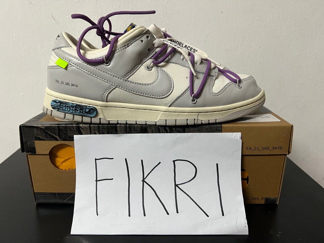 off white dunks lot 48