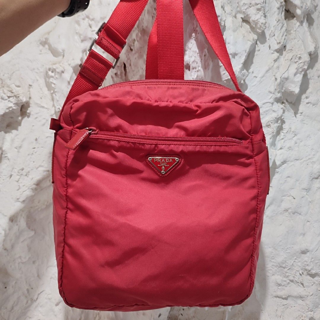 Prada Danube Sling (Category: Luxury Bags & Wallets) located in Taytay. Submitted by highendmnl (Listing ID 1322722770, Image 2). Description: Authentic Prada Sling opti zip.