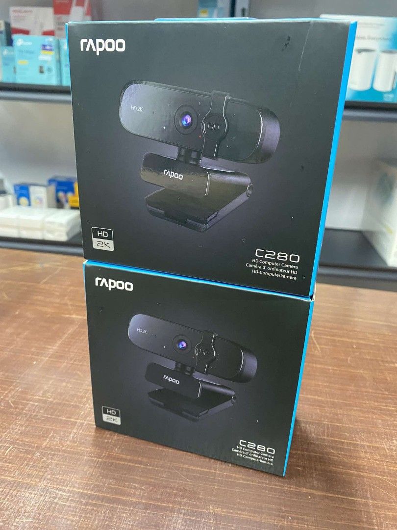 Rapoo C280 1440p Full HD USB Webcam (Category: Webcams) located in Pasig City. Submitted by techubstoreandaccessories (Listing ID 1322729062, Image 2). Description: Rapoo C280 1440p Full HD USB Webcam Ready for Pick Up / Delivery ‼️ 📌 DETAILS: ✅Actual Picture Posted. ✅BRAND NEW & ORIGINAL. ✅7 Days Replacement for Factory Defects and 1year Warranty. (Terms and conditions apply) --------------------------------------- PAYMENTS/DELIVERIES 💸🛵🚘 ✅M