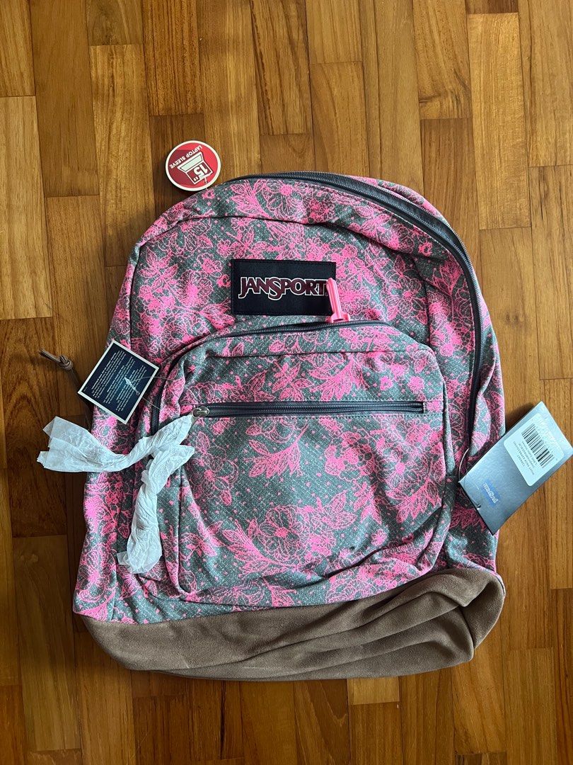 Last piece Ready stock Jansport right pack TZR6 pink Women s Fashion Bags Wallets Backpacks on Carousell