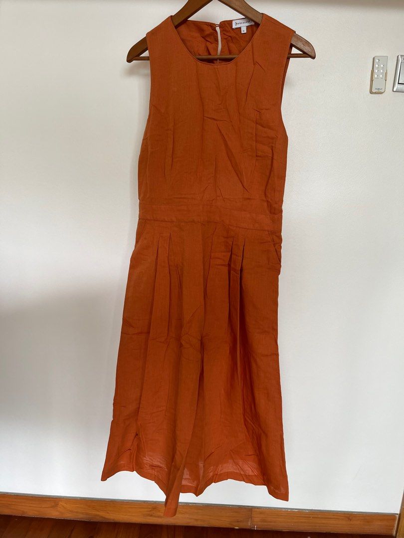 Warehouse rust dress outlet