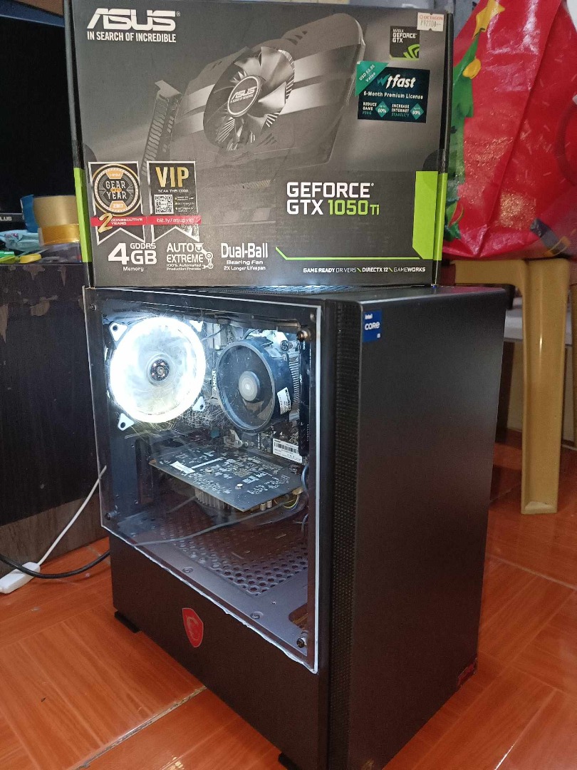 Ryzen 5 + GTX 1050ti Gaming PC Unit, Computers & Tech, Desktops on ...