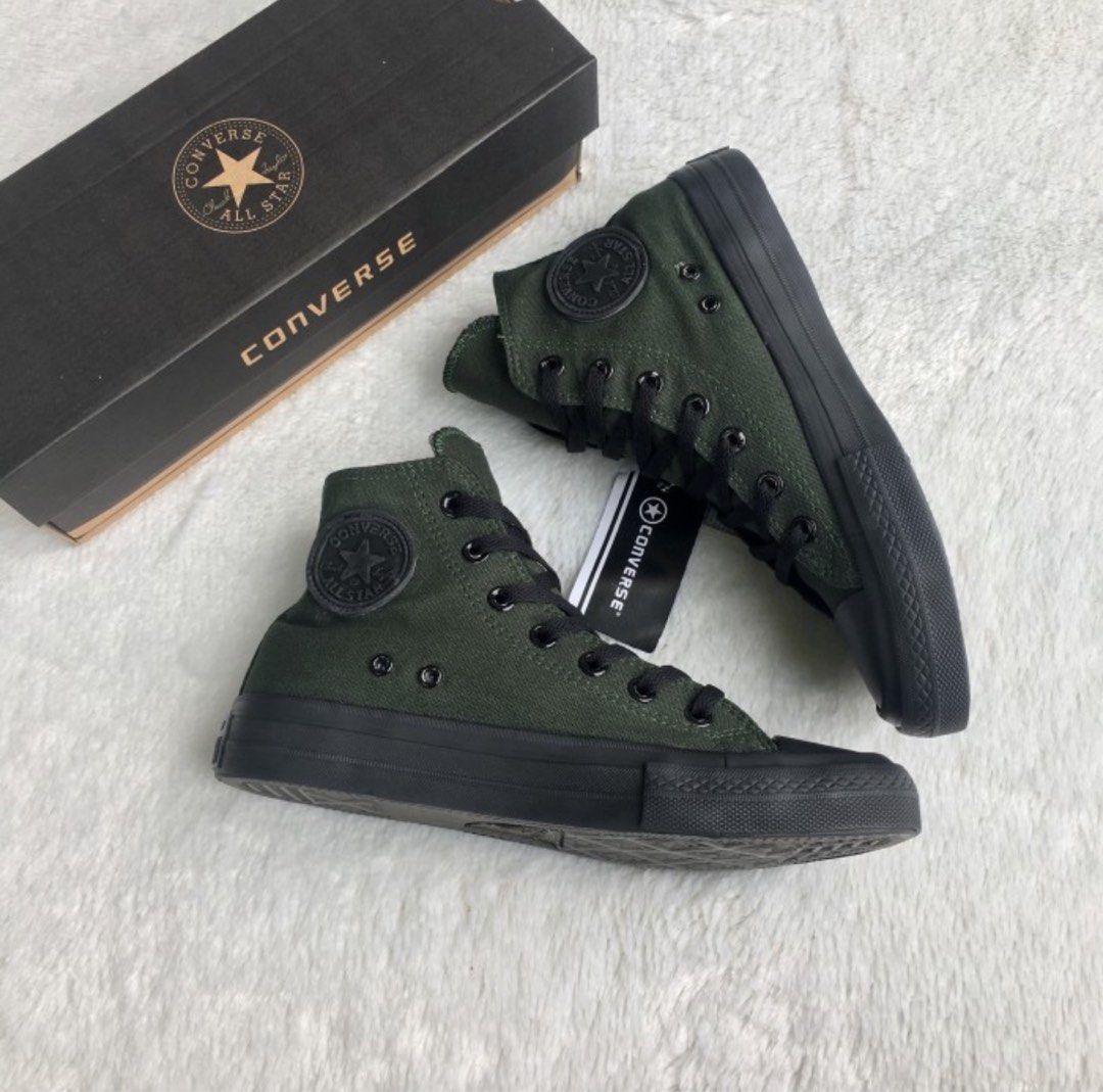 Sepatu Converse All Star Chuck Taylor 2 Army Black Original Fesyen Pria Sepatu Sneakers di Carousell