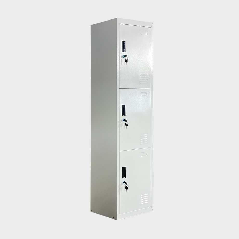 Single 3 Door Steel Locker, Furniture & Home Living, Office Furniture ...