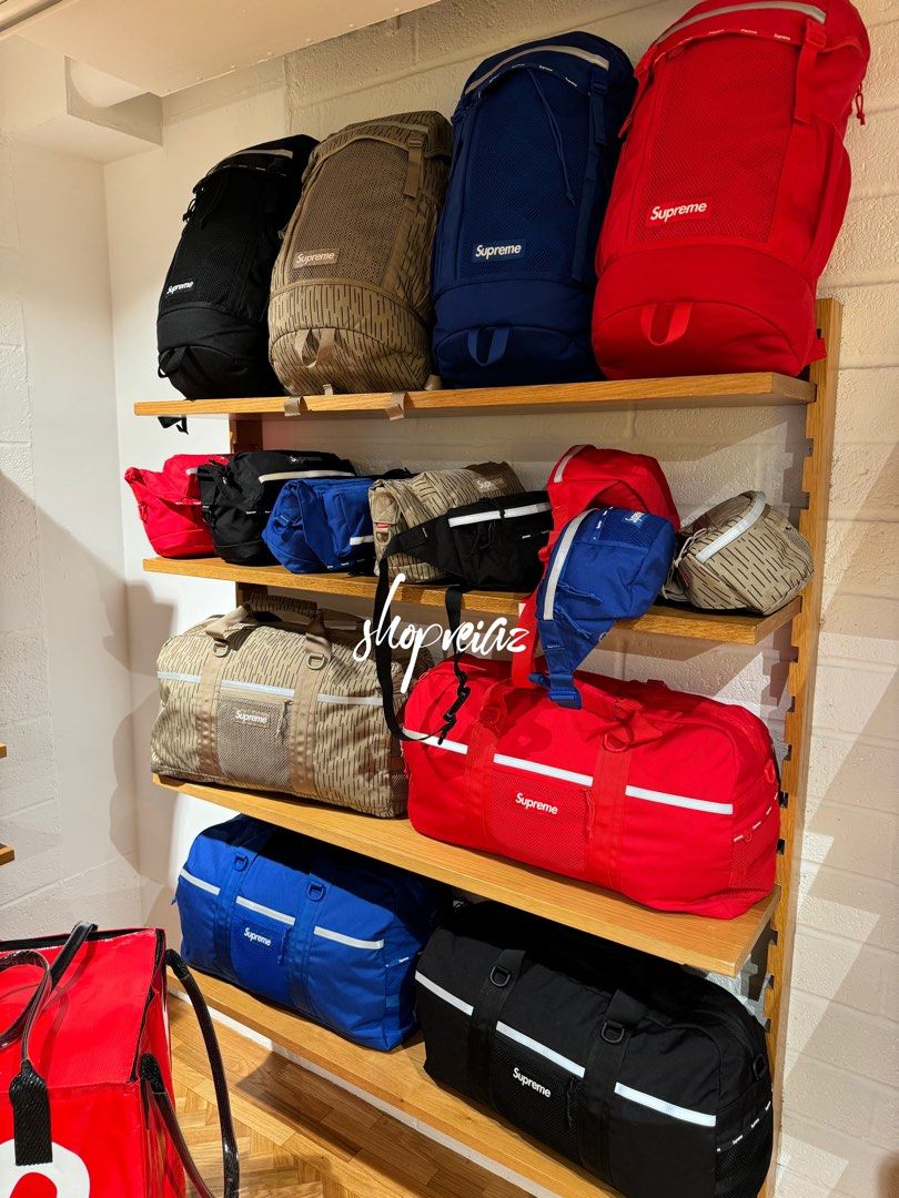 Instock Supreme Fw24 Week 1 Backpack Messenger Bag Mini Side Bag Waist Bag Duffle Bag