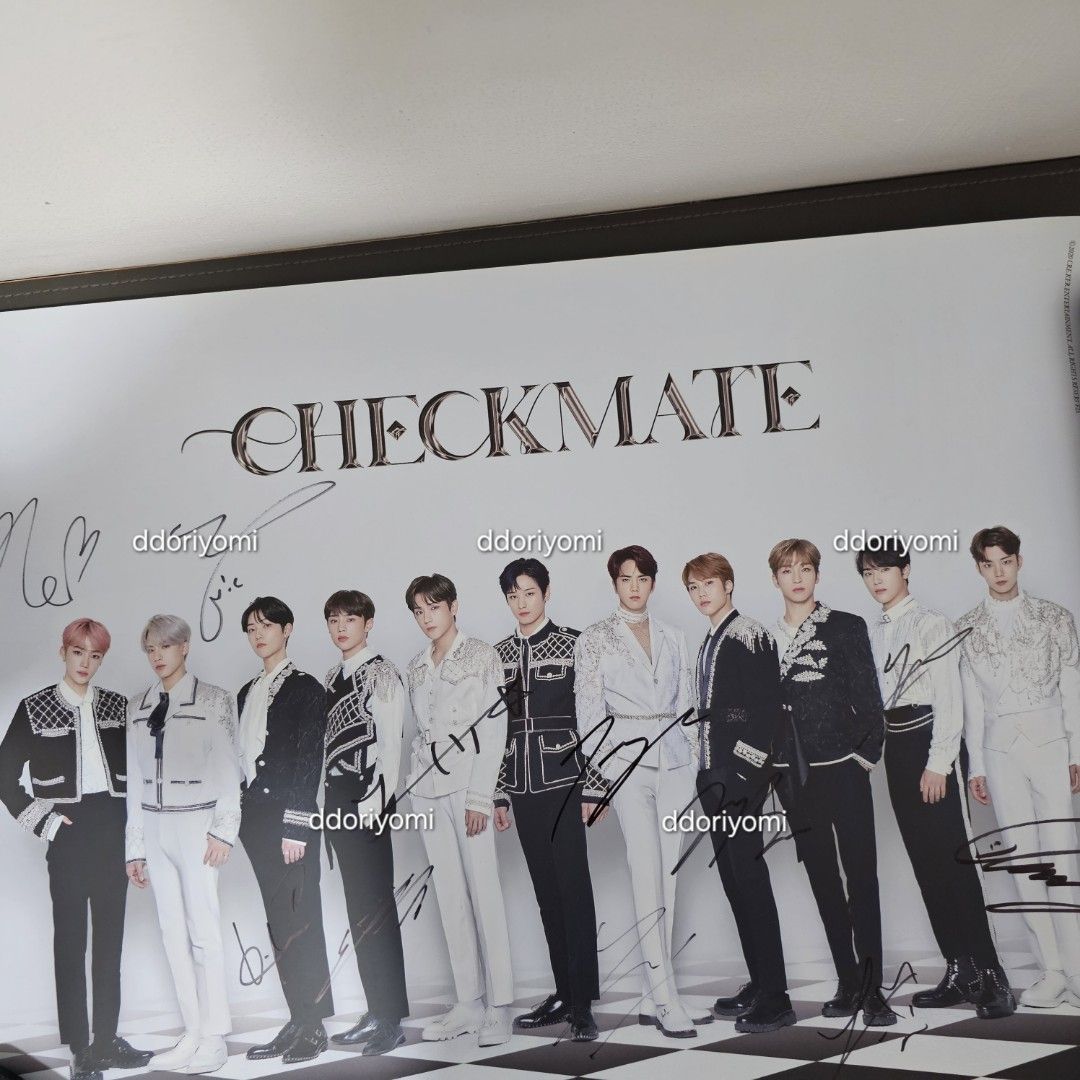 TBZ / THE BOYZ CHECKMATE SIGNED POSTER (Category: K-Wave Merchandise) located in Las Pinas. Submitted by cyap_ (Listing ID 1322620922, Image 1). Description: with poster tube LAST PRICE!!.
