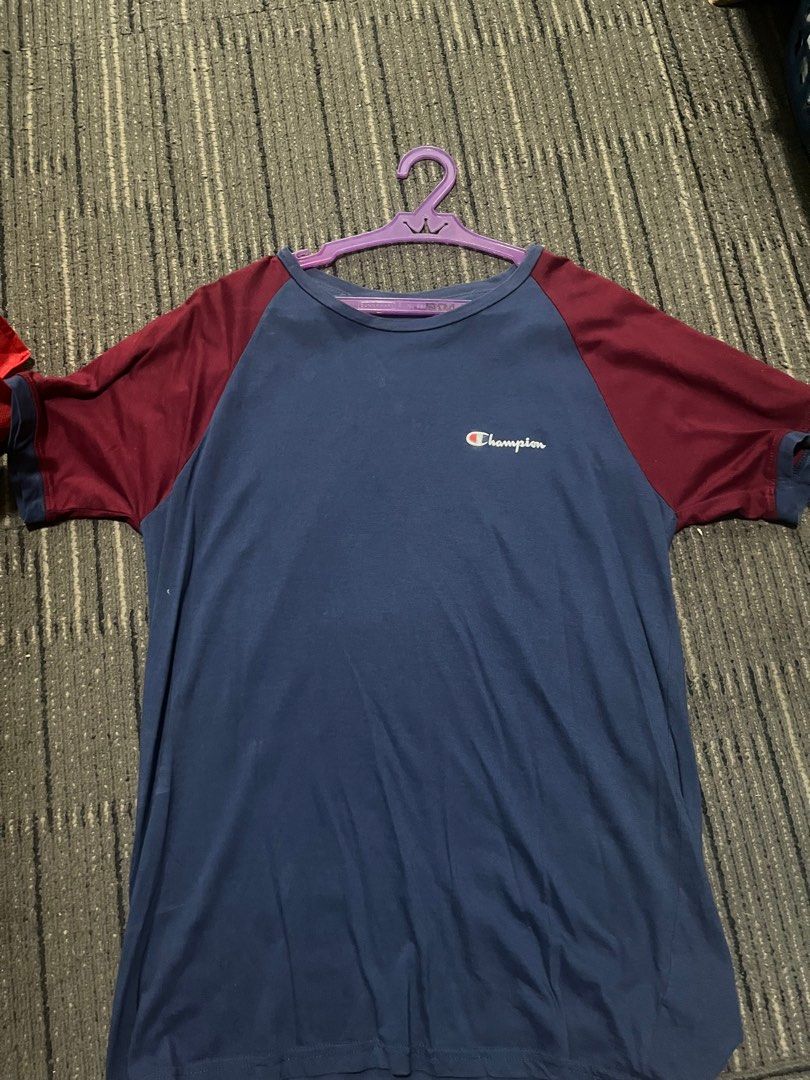 Thrifted Champion Shirt (Category: Shirts) located in Muntinlupa City. Submitted by jnprvbcr (Listing ID 1322619753, Image 1). Description: - bought from ig thrift shop - still good quality, no flaws - unisex design - breathable material - fits medium to xl body frames.