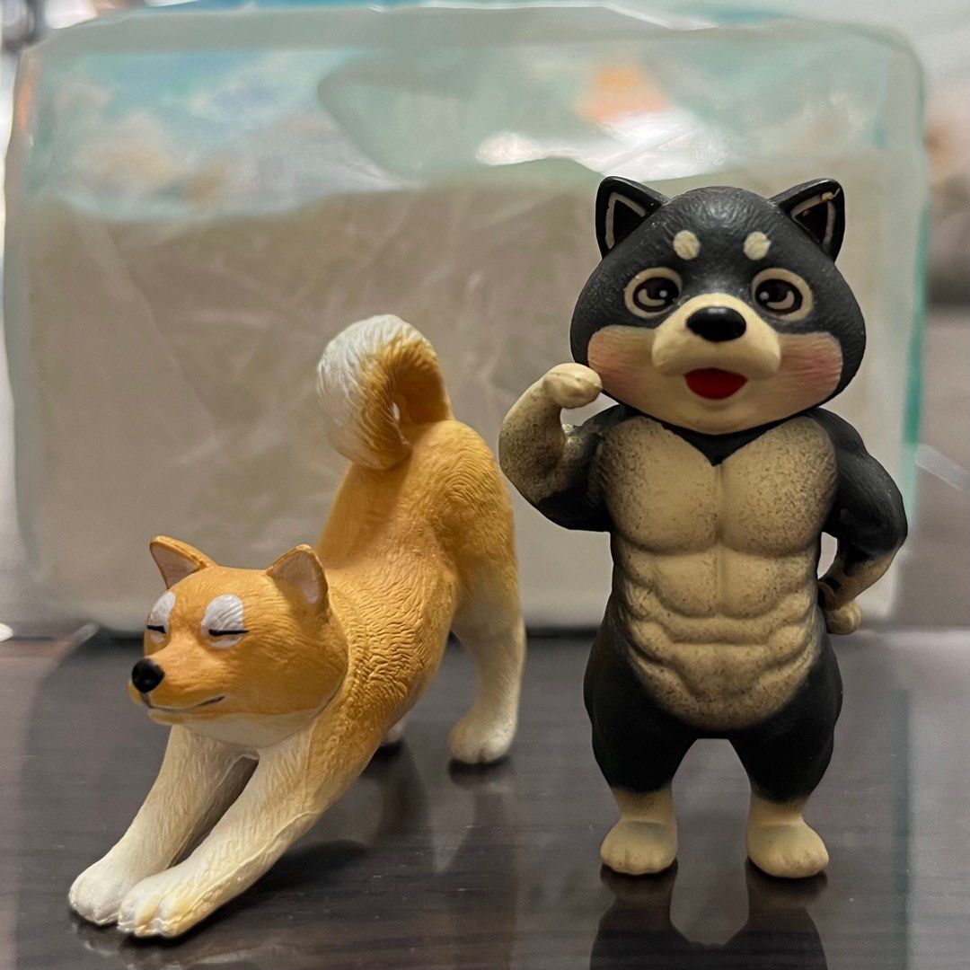 多款扭蛋（肌肉柴犬、躺平動物、杯緣子、Tom & Jerry）, 興趣及遊戲, 玩具& 遊戲類- Carousell