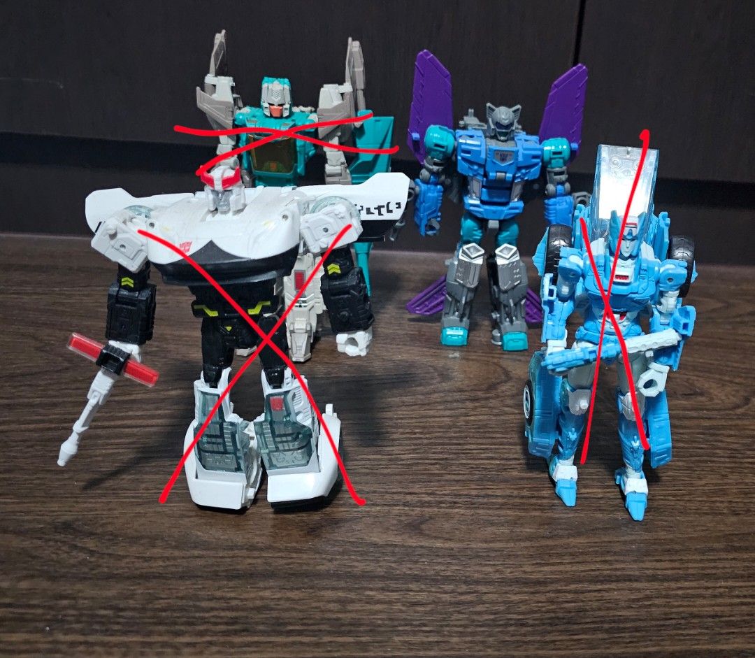Transformers (Category: Toy Figures) located in Singapore. Submitted by cherryful_deco (Listing ID 1318217901, Image 1). Description: 2nd and last batch of transformers that I'll be selling! First row will be $12 each 2nd row will be $15 each Comes with original box and items (unless mentioned!) Payment via paylah/paynow/googlepay Collection via Lentor (TE5) MRT station only.