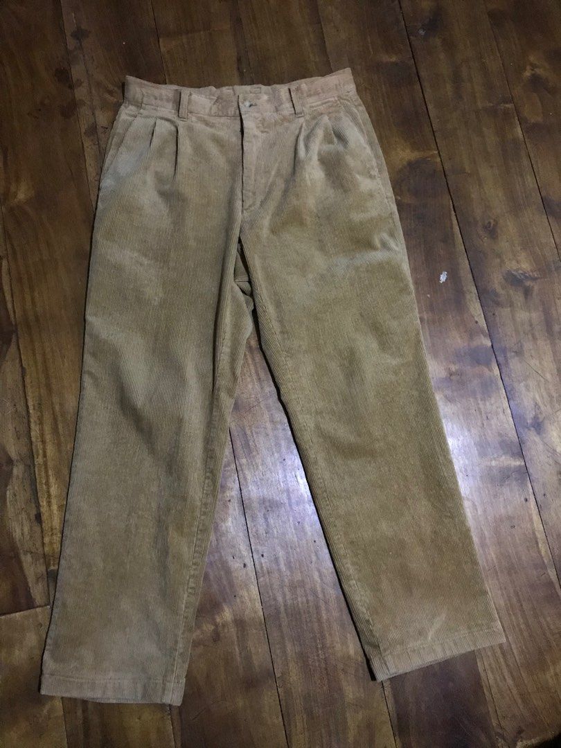 Uniqlo Corduroy Pants (Category: Trousers) located in Malaybalay. Submitted by ziggyy. (Listing ID 1322677477, Image 1). Description: Excellent condition no issue 9.8/10 color rate and condition Dimes: 32-34/40 Hem: 10 .