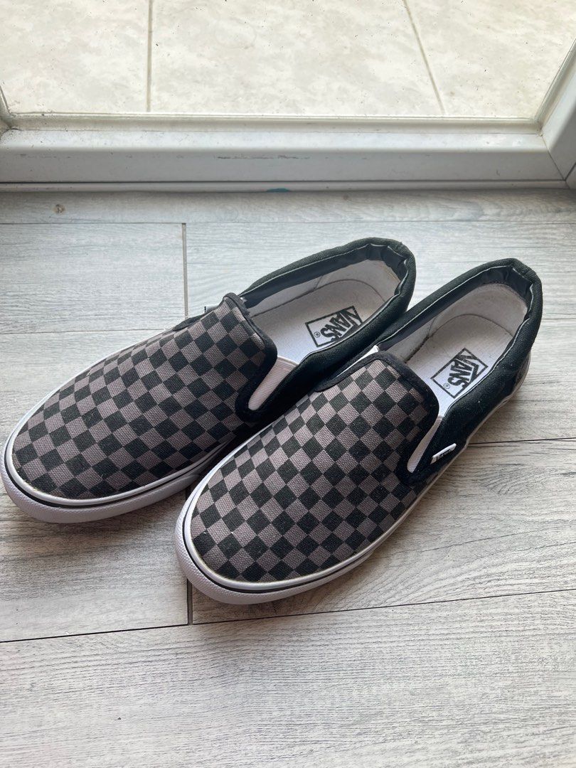 VANS Classic Slip on Checkerboard Women s Fashion Footwear Sneakers on Carousell