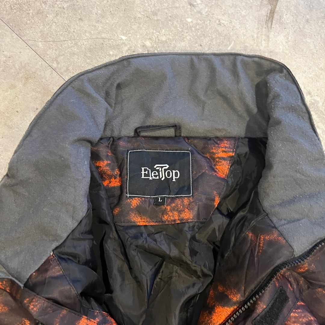 Vintage Eletop Ski Jacket Fesyen Pria Pakaian Baju Luaran di Carousell