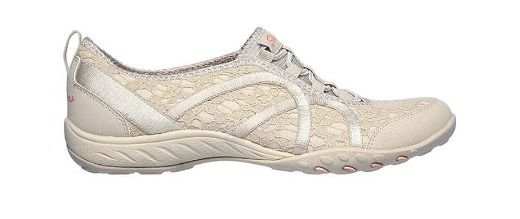 Women Active Breathe Easy Floral Stare Shoes 100065 NAT Air Cooled Memory Foam