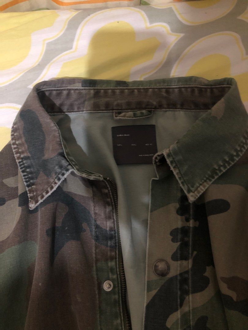 ZARA military fatigue style jacket in L see description