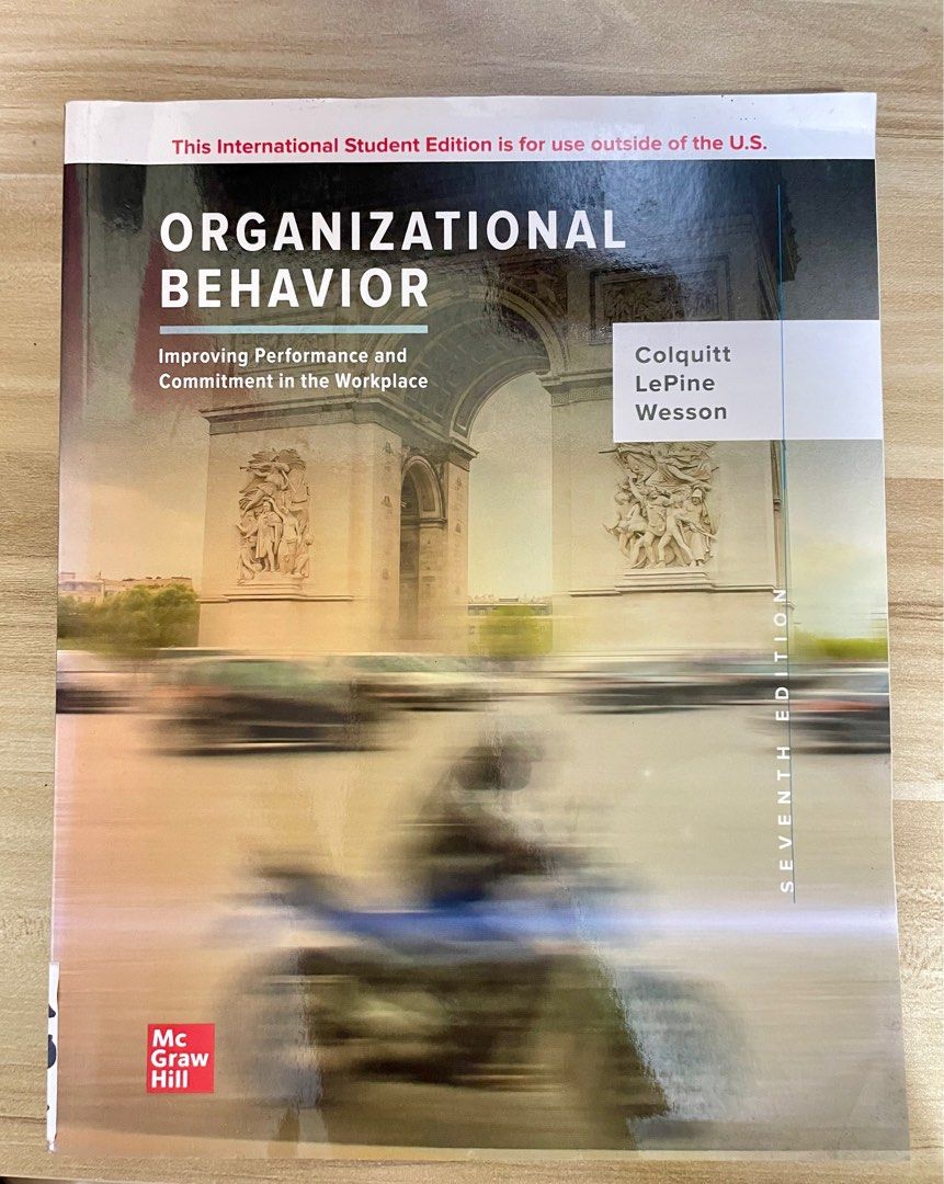 11th Edition Organizational Behavior - Colquitt, LePine, Wesson (Category: Textbooks) located in Quezon City. Submitted by savespaces (Listing ID 1318015638, Image 1). Description: Organizational Behavior: Organizational Behavior: Improving Performance and Commitment in the Workplace - Colquitt, LePine, Wesson • 11th Edition • used • bought from Amazon for ₱5k • price negotiable! Feel free to DM for more photos! .