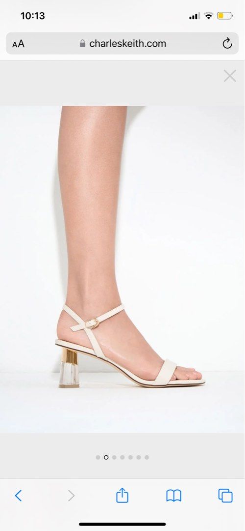 Lucite heel sandals best sale