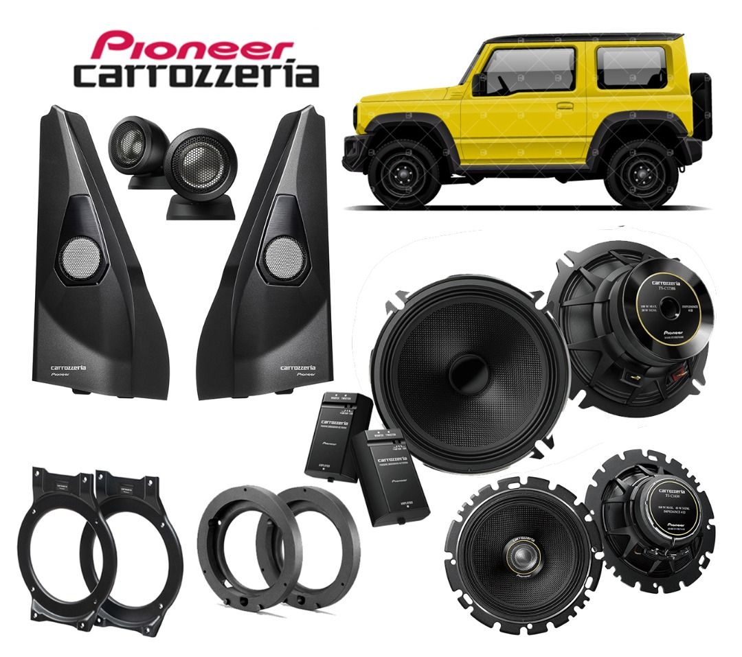 日本 Carrozzeria (Pioneer) SUZUKI JIMNY (JB74W) 高音套件 + 前後喇叭, 汽車配件, 其他 ...