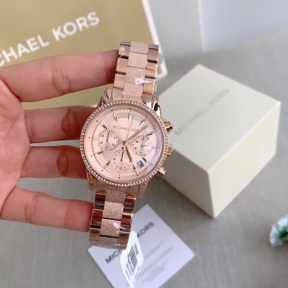 GREAT DEALS Michael Kors Women s Chronograph MK6598 Quartz women watch Women s Fashion Watches Accessories Watches on Carousell