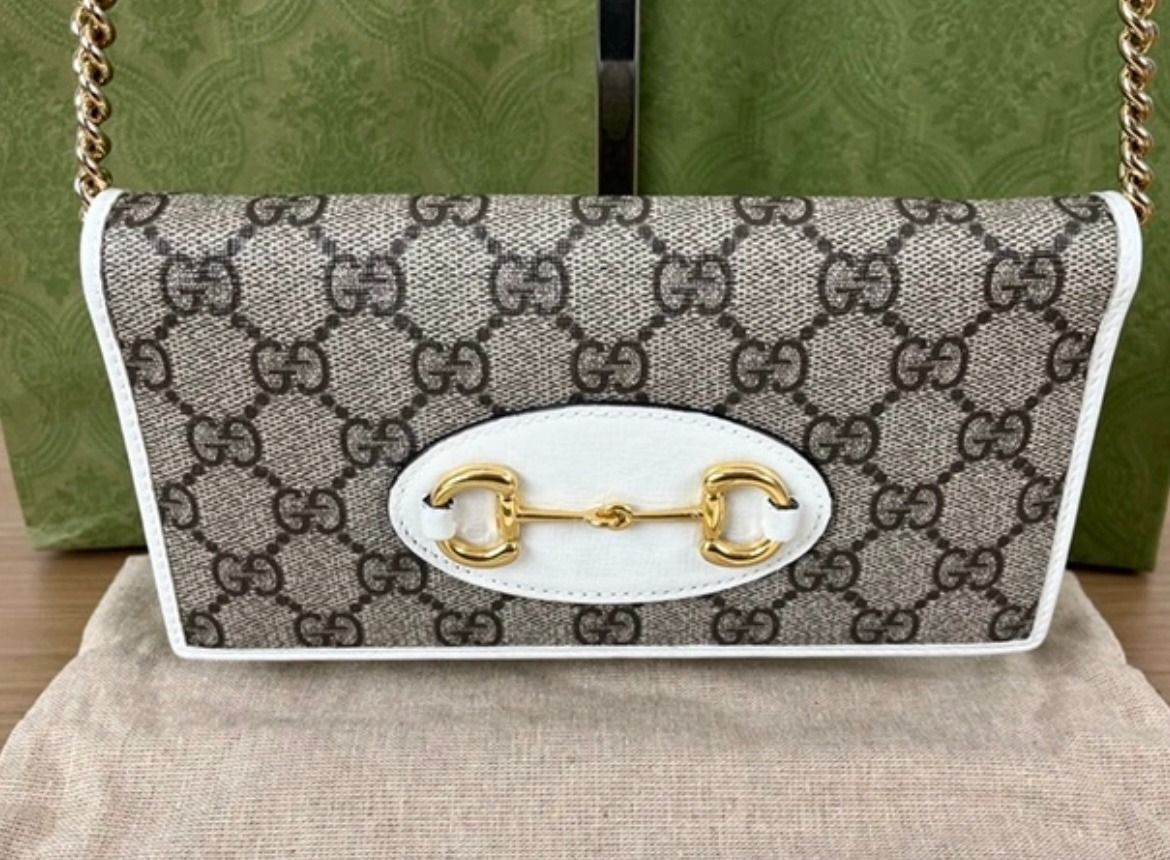 Gucci Horsebit 1955 WOC wallet on chain crossbody sling shoulder bag