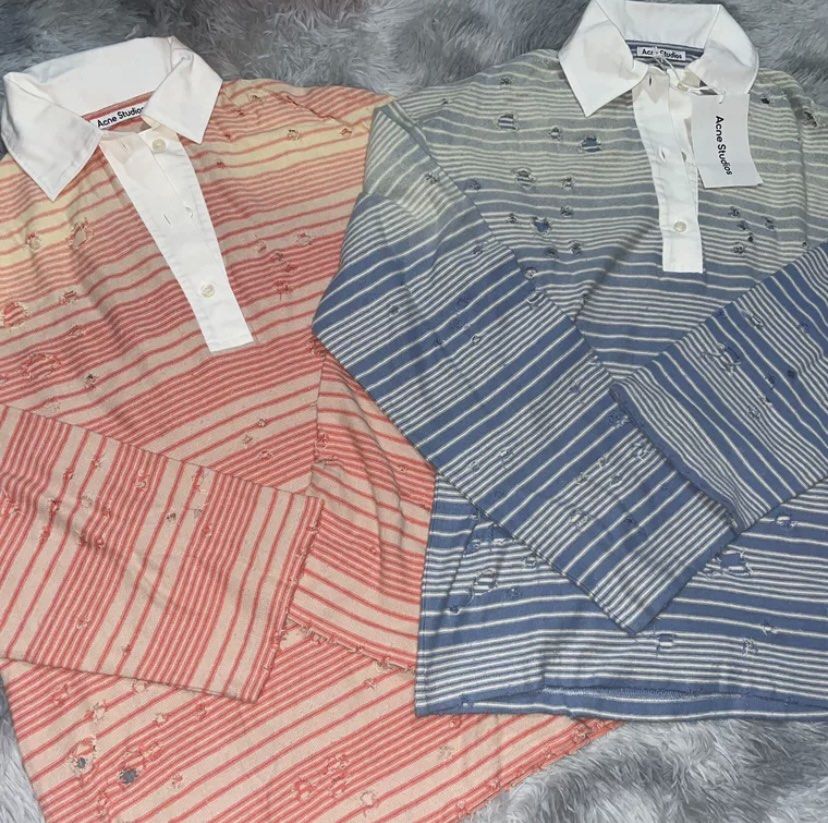 Acne Polo Shirt vintage style T shirt Carousell