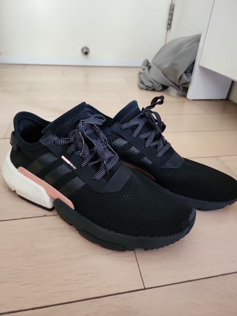 Adidas pod black and pink best sale