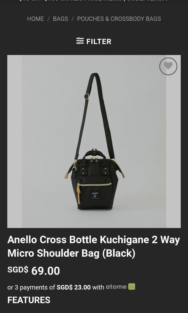 anello sling bag Men s Fashion Bags Sling Bags on Carousell