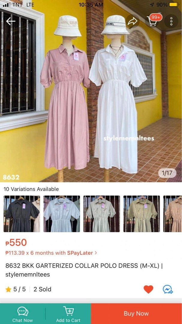 Bangkok dress (Category: Dresses) located in Pakil. Submitted by anniapatri11075 (Listing ID 1318066332, Image 1). Description: Cream high quality bangkok dress Can fit up to large.