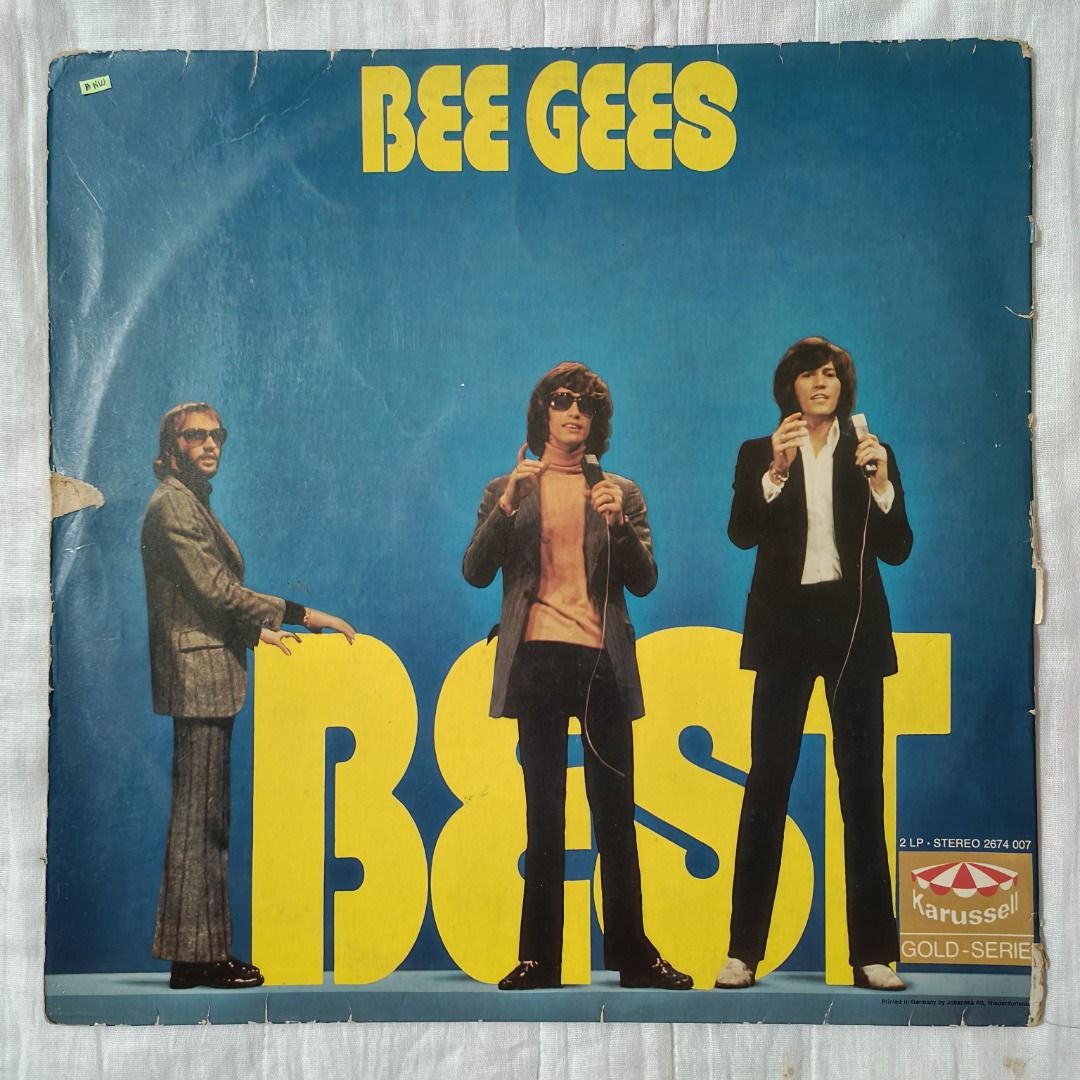 BEE GEES (Best) LP (Category: Vinyls) located in Cebu City. Submitted by timeless_treasure79 (Listing ID 1317997536, Image 2). Description: BEE GEES (Best) LP Price: 895php Genre: Pop Pressing: Germany Record/Cover: VG/G Item Code: BKW.