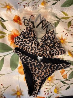 Ganni leopard bikini set 63016071512451110