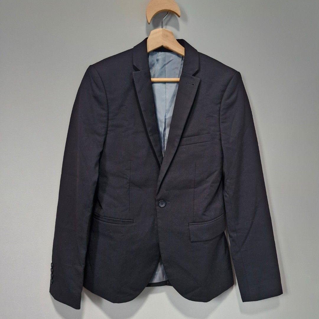 Topman black blazer on sale