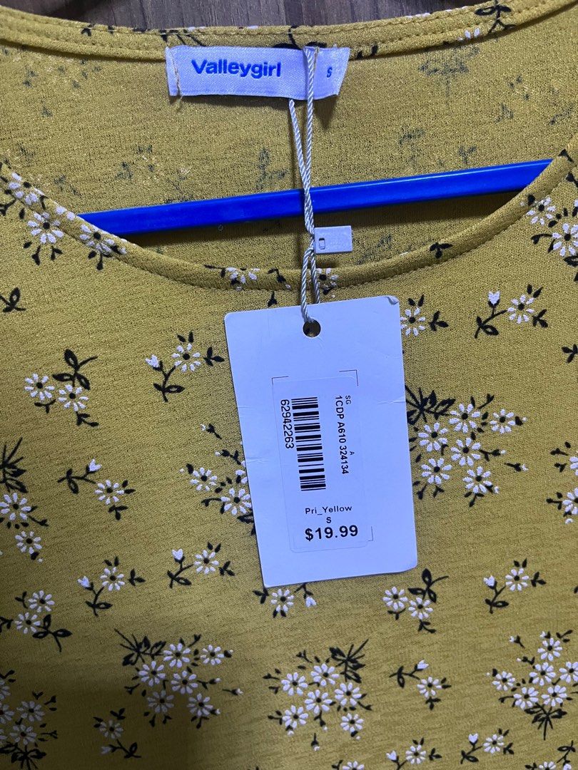 Valley girl yellow dress on sale