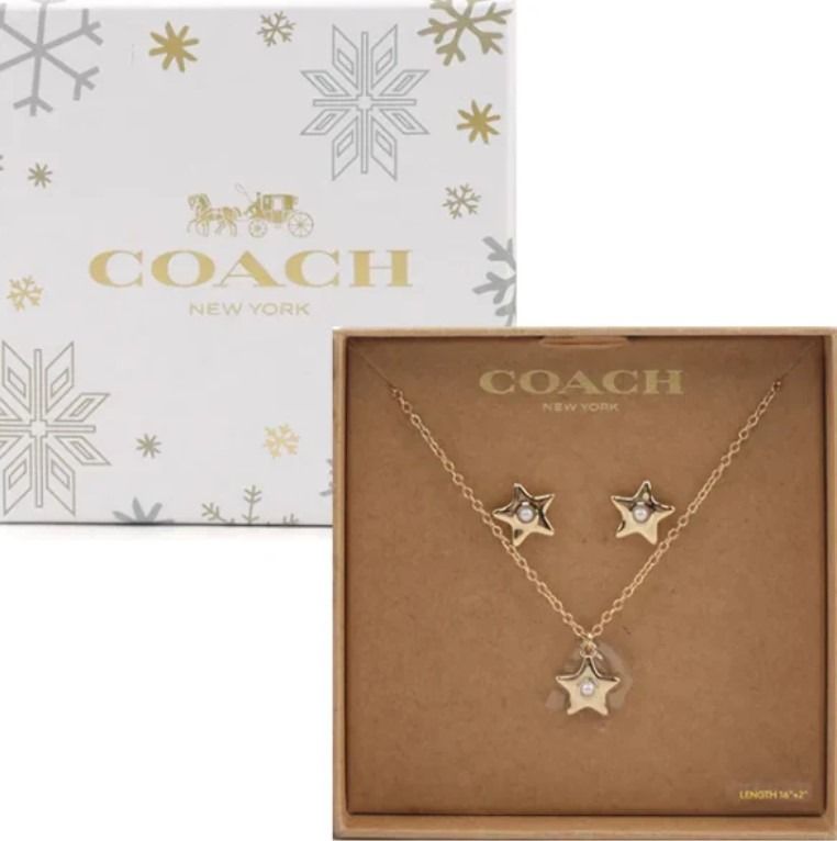 Coach star earrings hotsell