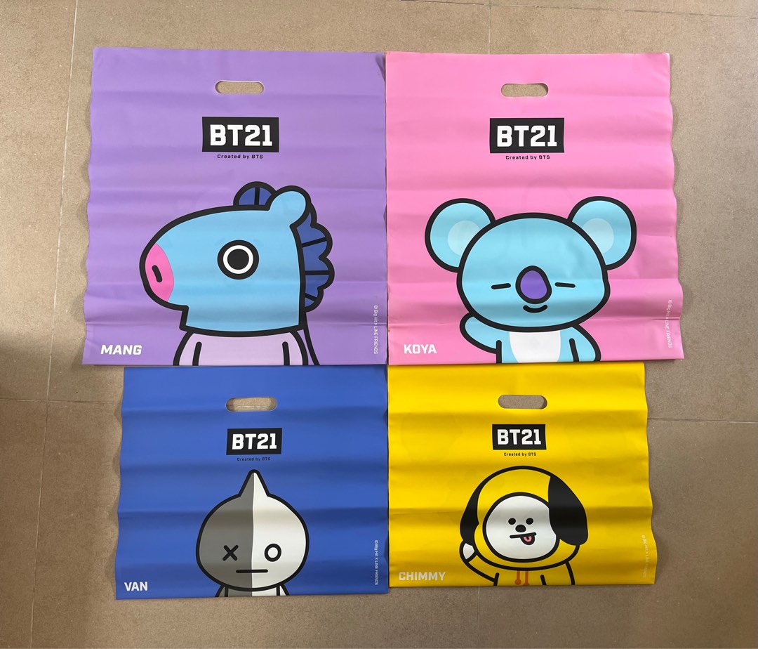 BT21 plastics Bag