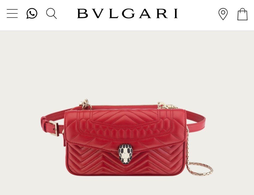 Bvlgari Camera Crossbody Bag