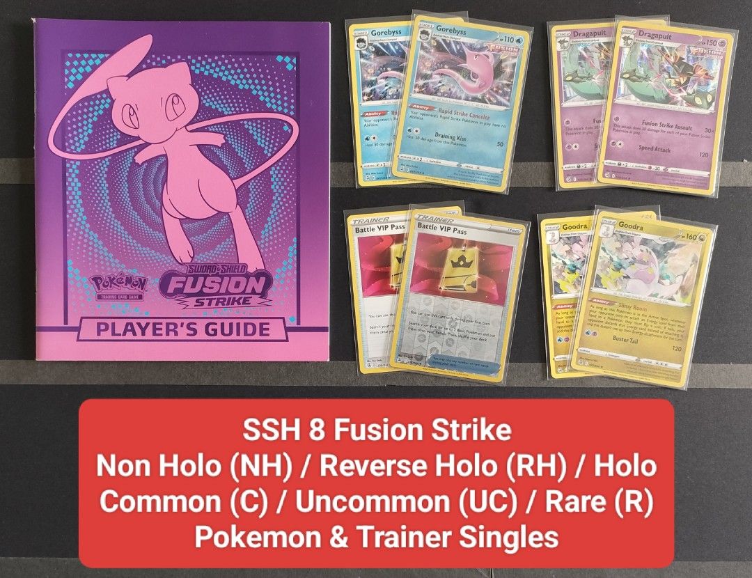 Card] Pokemon Trading Card Game (TCG) English - Sword and Shield (SSH 8 FST  - FUSION STRIKE) Non