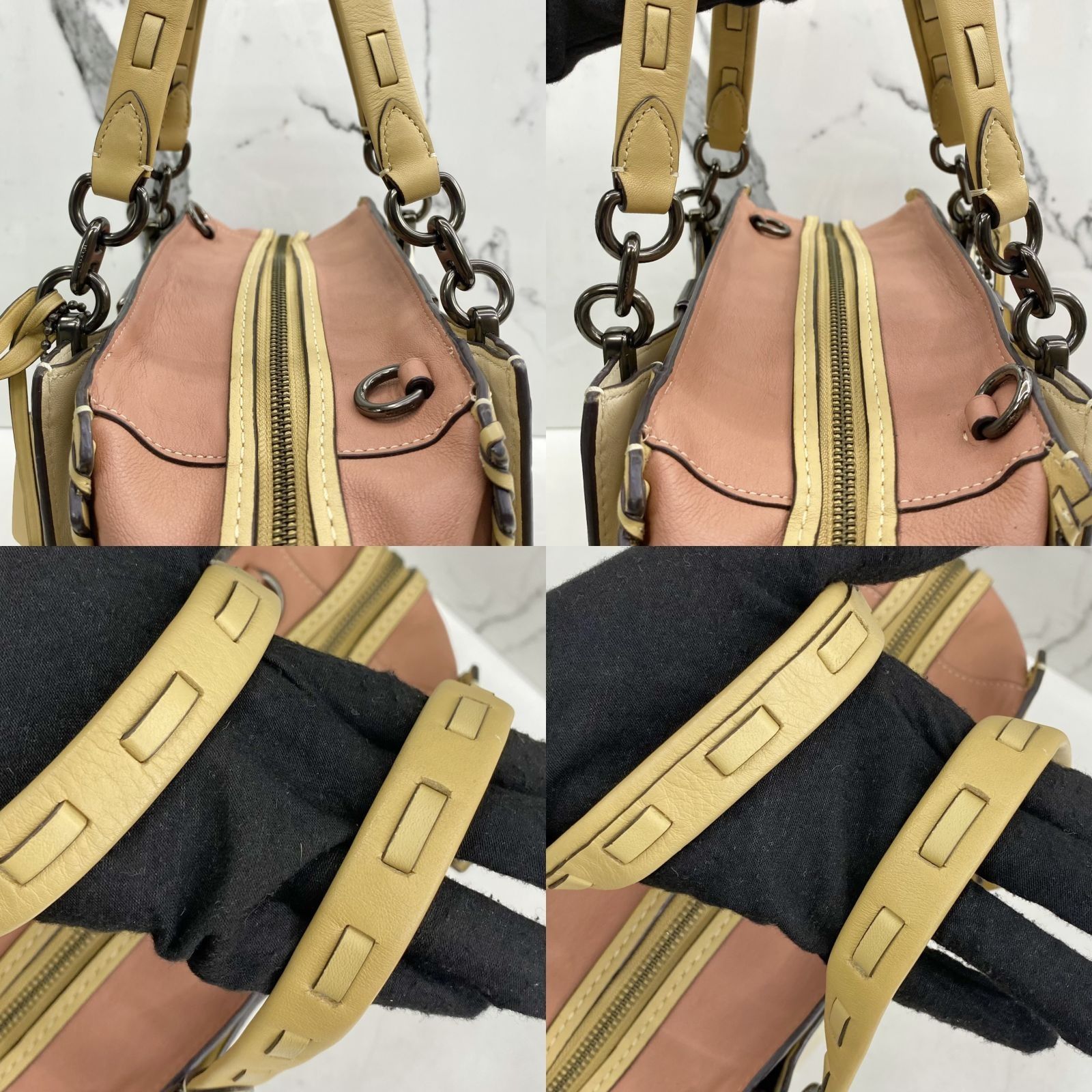 COACH 69612 DREAMER IN COLORBLOCK WITH WHIPSTITCH 2WAY SHOULDER 