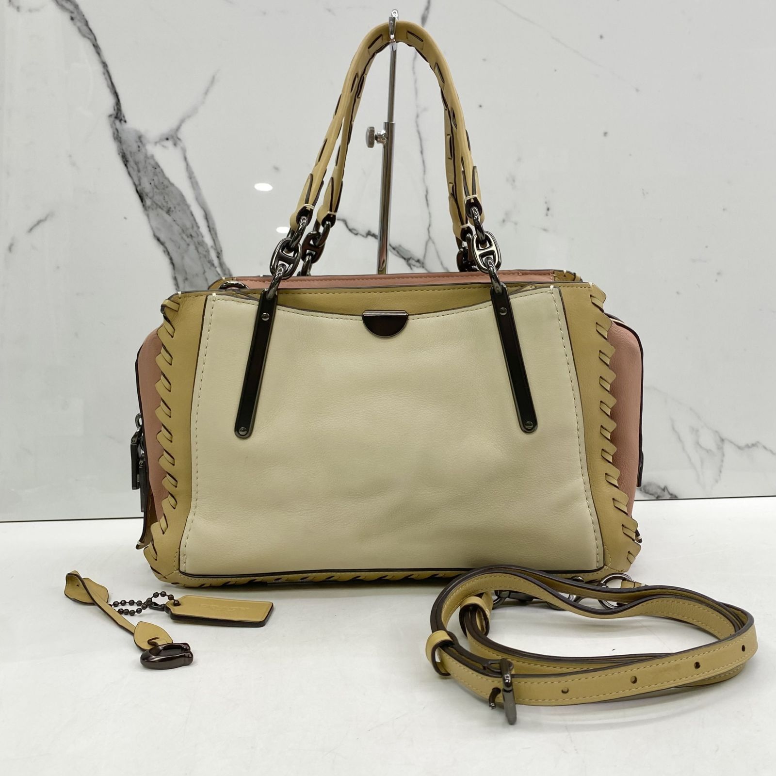 COACH 69612 DREAMER IN COLORBLOCK WITH WHIPSTITCH 2WAY SHOULDER 