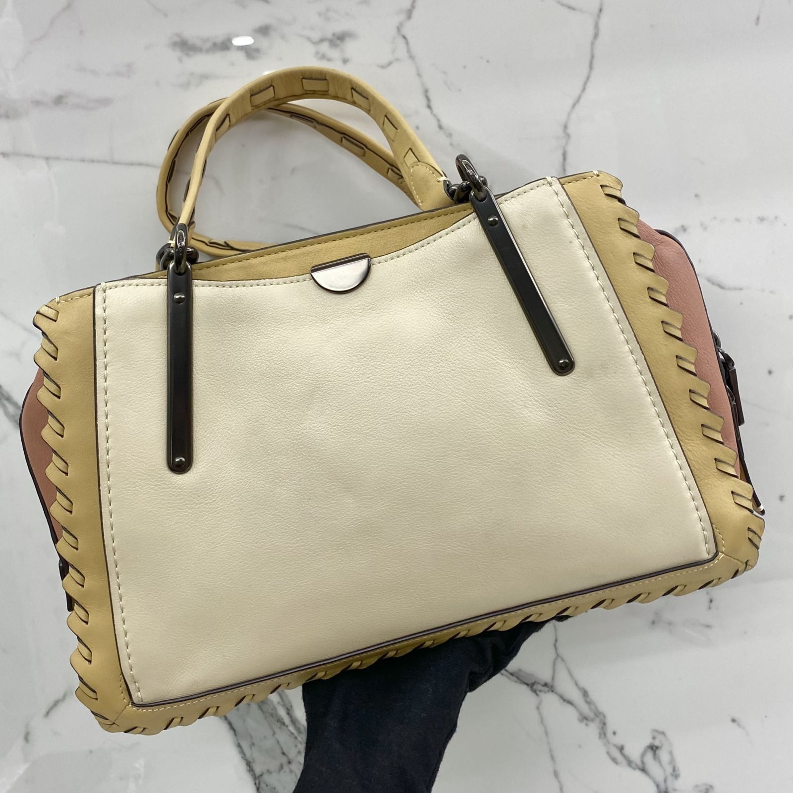 COACH 69612 DREAMER IN COLORBLOCK WITH WHIPSTITCH 2WAY SHOULDER 