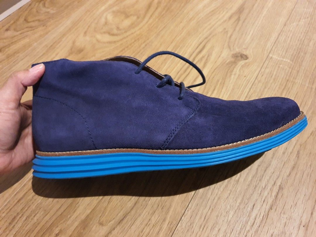 Cole Haan Lunargrand Chukka in Navy EU 43 UK 9 US 10