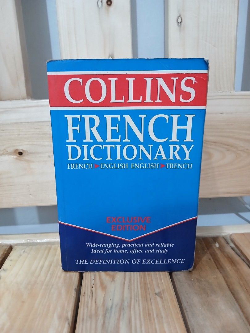 Collins •FRENCH DICTIONARY (Category: Textbooks) located in Manila. Submitted by dories12d57986 (Listing ID 1318049725, Image 1). Description: •French >English •English >French •Exclusive Edition •Paperback French Dictionary.