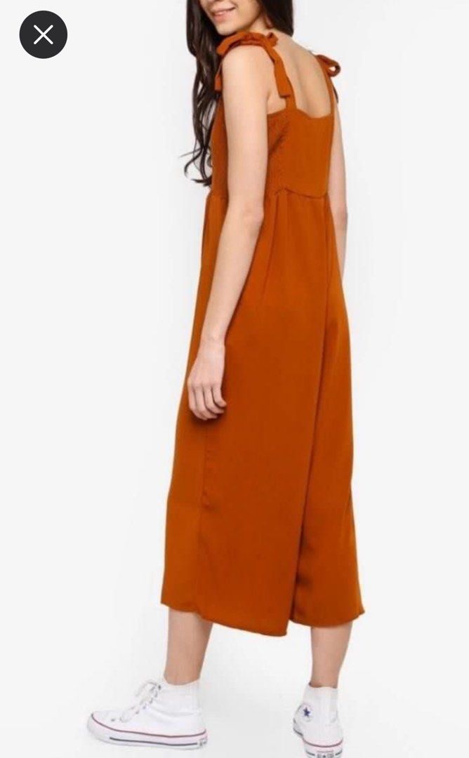 Woven alexa strappy jumpsuit clearance