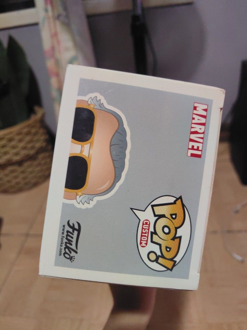 Custom Stan Lee with Infinity Gauntlet Avengers: Endgame Marvel Funko Pop (Category: Figurines & Statues) located in Angeles City. Submitted by purins_preloved (Listing ID 1317989201, Image 3). Description: MOP: Gcash SF shouldered by buyer Has slight flaws CUSTOM Funko Pop, not official Funko Originally bought for 800.