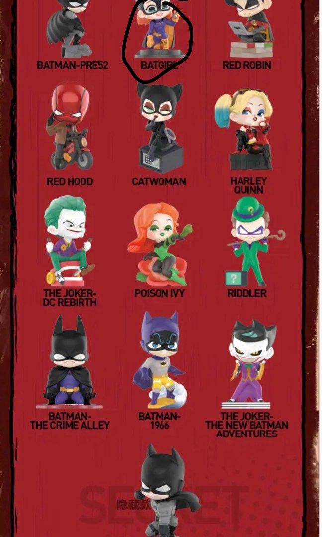 NEW! POPMART] POPMART DC GOTHAM CITY SERIES FULL SET AND
