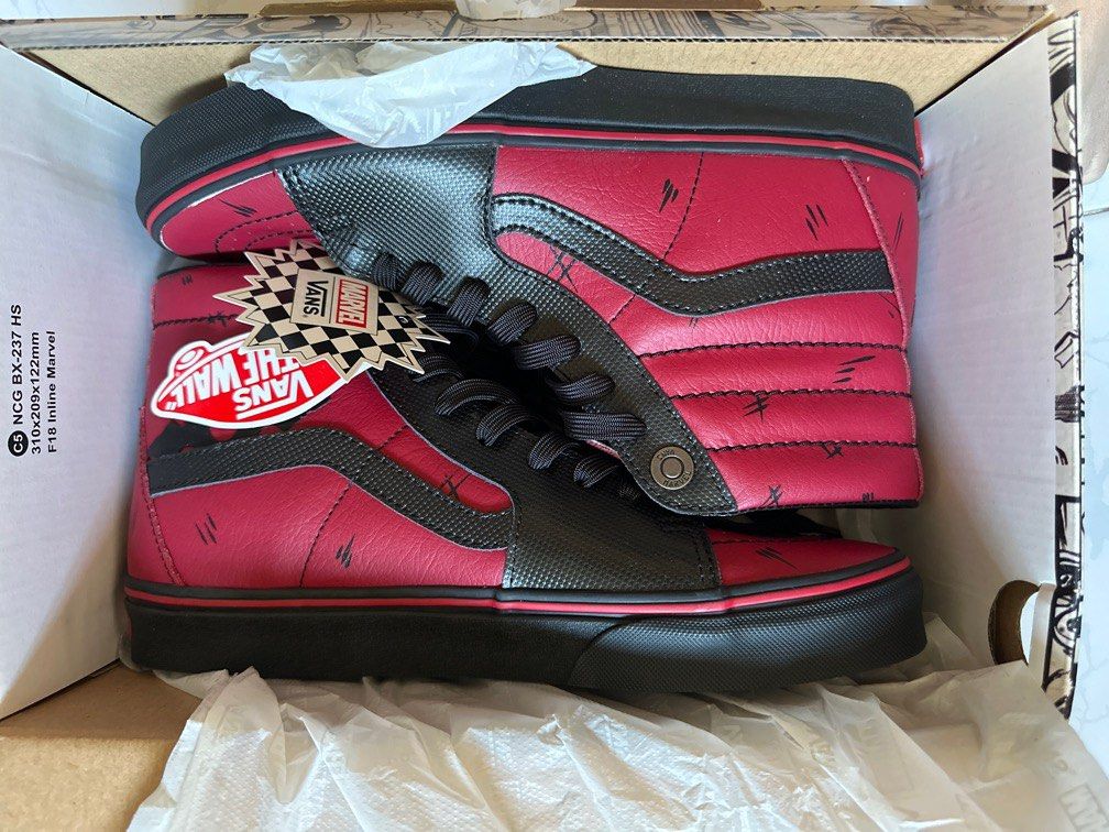 deadpool vans shoes