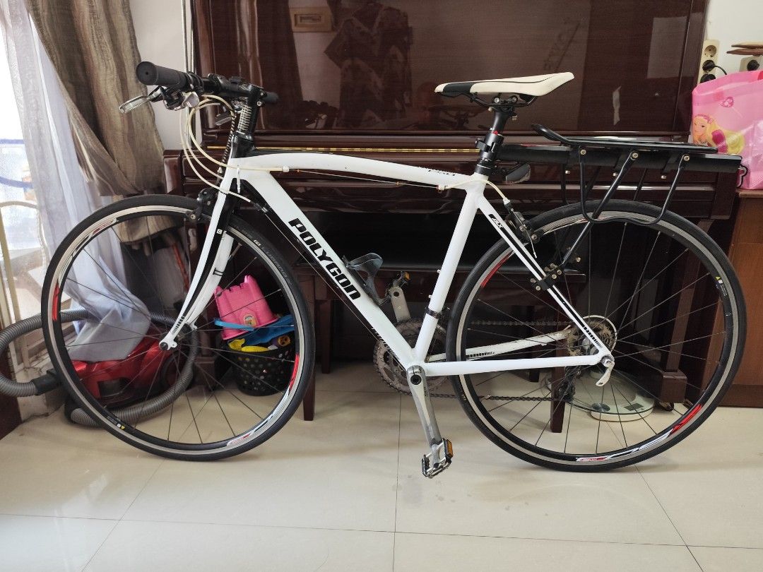 Polygon flat bar road bike store