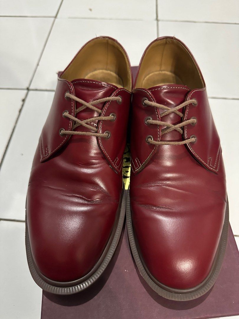 Dr Martens Steed Oxblood Quilon Size 7 MIE