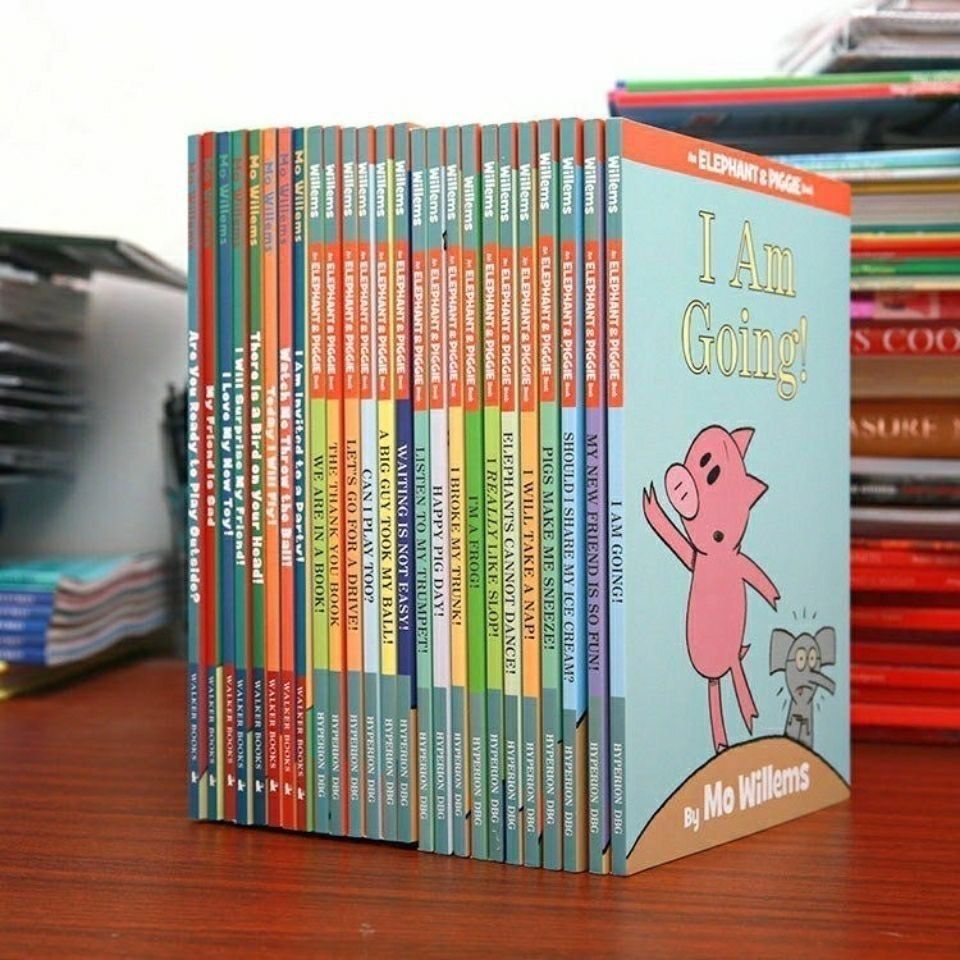 新品_ELEPHANT&PIGGIE【英語絵本25冊+全冊音源付き】｜絵本